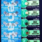 Bateria 362 Renata/Murata