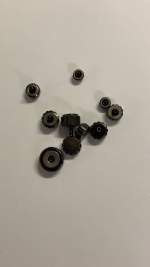 Coroa sortidas preta kit cm 10