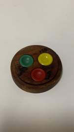 porta óleo em madeira