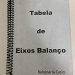 Livro tabela de adaptação de eixo