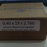 CORDA PARA RELÓGIO ANSONIA-WATERBURY-INGRAHAN GILBERT-SETH THOMAS NEW HAVEN 0,40 X19X2.760C