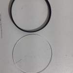 vidro mais junta de vedacao 76736LPMVHE1